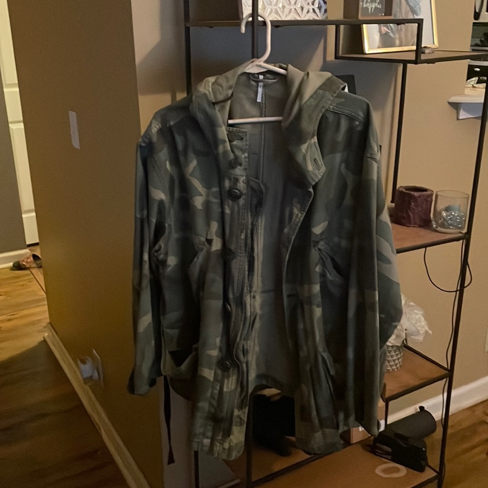 Free People Camo Jacket